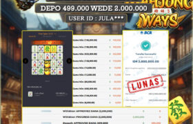 JACKPOT SLOT GACOR MAIN MAHJONG WAYS 13 APRIL 2025