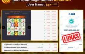 JACKPOT SLOT GACOR MAHJONG WAYS 13 APRIL 2025