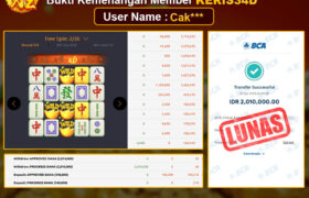 JACKPOT SLOT GACOR MAIN MAHJONG WAYS 03 APRIL 2025