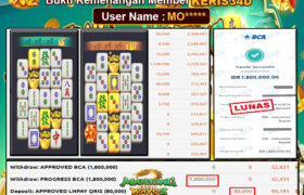 JACKPOT SLOT GACOR MAIN MAHJONG WAYS 2 25 MEI 2025