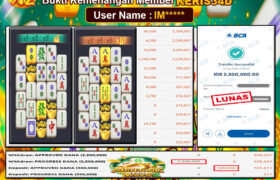 JACKPOT SLOT GACOR MAIN MAHJONG WAYS 2 25 MEI 2025