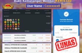 JACKPOT SLOT GACOR MAIN GATES OF OLYMPUS 1000 25 MEI 2025