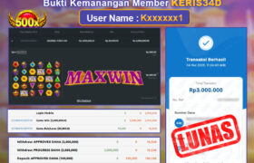 JACKPOT SLOT GACOR MAIN GATES OF OLYMPUS 1000 04 MEI 2025