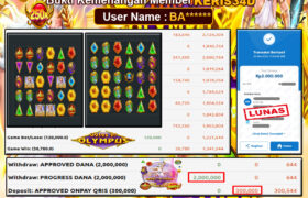 JACKPOT SLOT GACOR MAIN GATES OF OLYMPUS 1000 26 MEI 2025