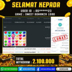 JACKPOT SLOT GACOR MAIN SWEET BONANZA 1000 04 JANUARI 2026