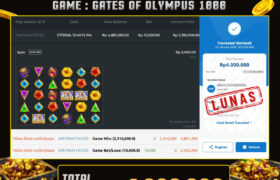 JACKPOT SLOT GACOR MAIN GATES OF OLYMPUS 1000 07 JANUARI 2026