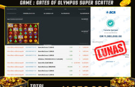 JACKPOT SLOT GACOR MAIN GATES OF OLYMPUS SUPER SCATER 20 JANUARI 2026