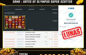 JACKPOT SLOT GACOR MAIN GATES OF OLYMPUS SUPER SCATER 16 JANUARI 2026