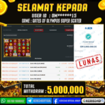 JACKPOT SLOT GACOR MAIN GATES OF OLYMPUS SUPER SCATER 04 JANUARI 2026