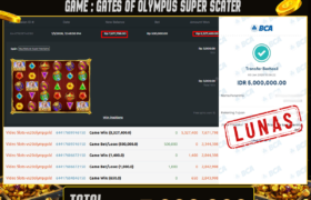 JACKPOT SLOT GACOR MAIN GATES OF OLYMPUS SUPER SCATER 04 JANUARI 2026