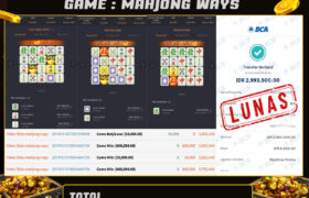 JACKPOT SLOT GACOR MAIN MAHJONG WAYS 05 FEBRUARI 2026