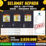 JACKPOT SLOT GACOR MAIN MAHJONG WAYS 20 FEBRUARI 2026