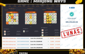 JACKPOT SLOT GACOR MAIN MAHJONG WAYS 08 FEBRUARI 2026