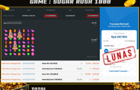 JACKPOT SLOT GACOR MAIN SUGAR RUSH 1000 07 FEBRUARI 2026